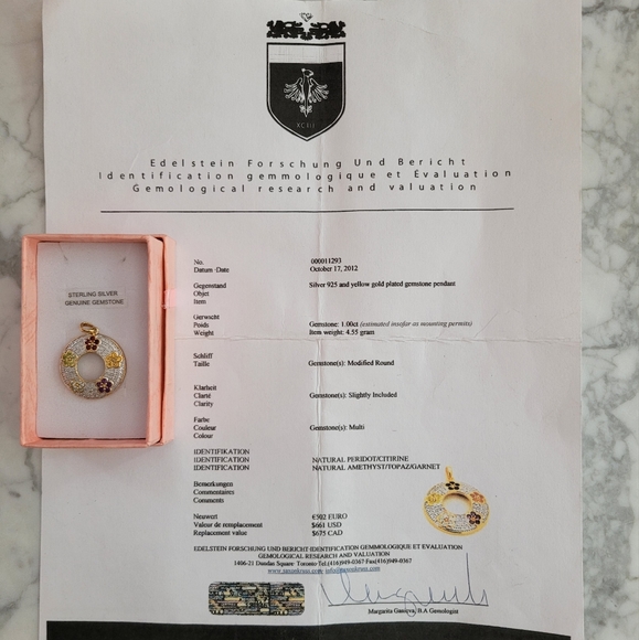 Gemstone Pendant - Picture 2 of 6